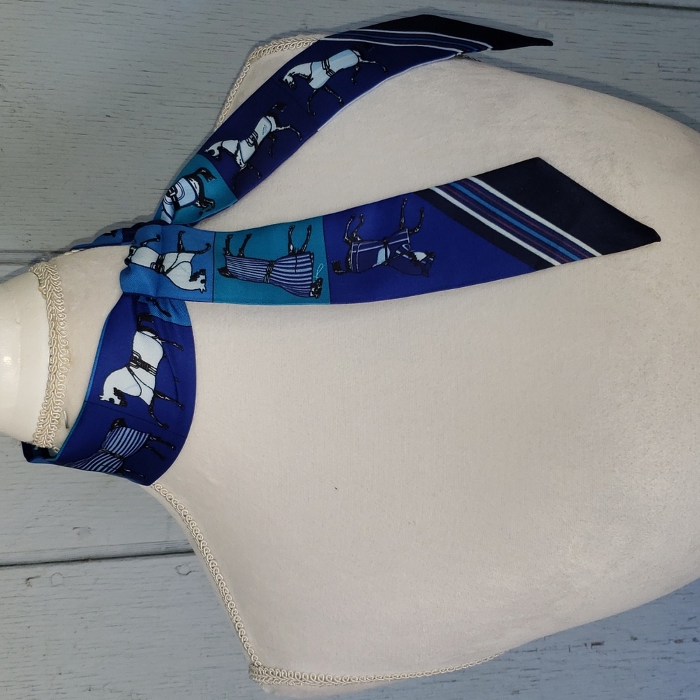 * Show Horse Skinny Scarf Horse Purse Scarf Horse Purse Ribbon aqha nrha Caballo - Picture 5 of 8